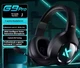 Навушники MCHOSE G9 Pro Black Бездротова Ігрова Гарнітура, Знімний Мікрофон, RGB Підсвічування, Обємний звук 7.1 - зображення 3