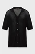 Чоловіча чорна сорочка CAMP COLLAR MESH SHIRT Michael Kors L CS560FPFE5 - зображення 7