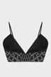 Чорний жіночий топ з візерунком EMPIRE LOGO TOP TRUE CROP Michael Kors 10 MS440G0E74 - зображення 5