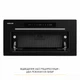 Кухонная вытяжка Weilor LUMINA WBG 65 BLACK MATTE, черная полновстраиваемая мощная вытяжка на кухню, 800 куб.м. - изображение 5