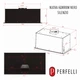 Кухонная вытяжка PERFELLI NUOVA 6QWRBM NERO SILENZIO, черная полновстраиваемая мощная вытяжка на кухню, 1300 куб.м. - изображение 10