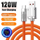 USB Type-C кабель быстрой зарядки 120 W силиконовый 1 метр - изображение 1