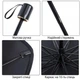 Автомобільна сонцезахисна парасолька на лобове скло UKC Brella Shield + чохол, чорний - зображення 2