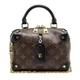 Сумка женская Louis Vuitton Petite Malle Souple Monogram коричневая (011) - изображение 1