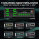 Автомагнитола 1DIN Podofo A3862 с FM, Bluetooth, голосовым помощником автомобильный MP3 плеер с радио в машину, AUX, USB, стерео, управление из приложения, black - изображение 8