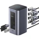 Док-станція Baseus Nomos NU1 Air 12в1 USB-C, 2x HDMI 4K, PD 100W, Ethernet, хаб для ноутбука - зображення 2