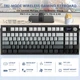 Ігрова Бездротова Механічна Клавіатура ATTACK SHARK K86 Black gradient з TFT-дисплєм, RGB, 4000mAh, 2.4G/Bluetooth/Кабель - изображение 10