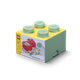 Pojemnik LEGO Klocek 4 Zielony oliwkowy (40031747) (5711938029616) - obraz 1