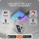 Люстра світлодіодна 517 Dlight RGB з пультом і колонкою 45Вт Білий (02152) - зображення 1