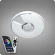 Люстра світлодіодна 517 Dlight RGB з пультом і колонкою 70Вт Білий (02150) - зображення 7