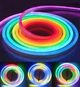Розумна неонова світлодіодна стрічка RGB IC гнучка 5 м Bluetooth музична синхронізація USB SMD5050 водостійка пульт AND LED - зображення 3