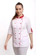 Кітель кухаря жіночий Мар'я 60р. - спецодяг кухаря (1437872102-60) - зображення 3