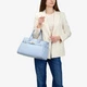 Сумка женская кожаная тоут большая Regina Notte Tote 4020 Голубой - изображение 2