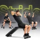 Складная скамья для тренировок Zipro Stride до 110 кг с регулируемой спинкой - зображення 4