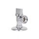 Кран приладовий Thermo Alliance Base 1/2" × 3/4" НН, кульовий, ручка-барашок, латунний, хром - зображення 2