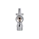 Кран приладовий Thermo Alliance Base 1/2" × 3/4" НН, кульовий, ручка-барашок, латунний, хром - зображення 3