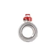 Кран кульовий-американка Icma №347 (посилений) 1 1/2" ВН, латунний, PN30, ручка-важіль, нікельований - изображение 6