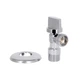 Кран приладовий Thermo Alliance Base 1/2" × 1/2" НН, кульовий, ручка-барашок, латунний, хром - зображення 6
