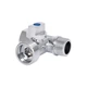 Кран приладовий триходовий Thermo Alliance Forte (посилений) 1/2" В × 3/4" Н × 1/2" Н, кульовий, латунь, хром - зображення 6