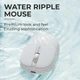 Беспроводная мышь Jedel WD142, 800-1600DPI, BT5.1, 2.4G, 300mAh, white - изображение 3