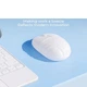 Беспроводная мышь Jedel WD142, 800-1600DPI, BT5.1, 2.4G, 300mAh, white - изображение 6