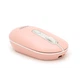 Беспроводная мышь Jedel WD133, BT5.0, 2.4G, 800-1600DPI, 400mAh, pink - изображение 2