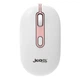 Беспроводная мышь Jedel WD133, BT5.0, 2.4G, 800-1600DPI, 400mAh, white - изображение 1