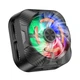 Кулер для телефона BOROFONE BG15 Travel magnetic phone radiator, LED, 5000rpm, black - изображение 1