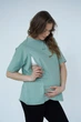 Футболка для вагітних та годуючих, арт. 24303 (ментол) "Simple&Basic" M Ментол (2550000858319) - изображение 4