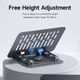 Подставка для ноутбука Hagibis Aluminium Ajustable Laptop Stand Grey (NBS04) [162341] - изображение 4