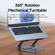 Подставка для ноутбука Hagibis Aluminium Ajustable Laptop Stand Grey (NBS04) [162341] - изображение 6