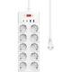 Сетевой фильтр WiWU Wi-S008 20W GaN EU 2m White (6977703656268) [162495] - изображение 1