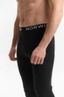 Подштанники NORWIN мужские тёплые на флисе (кальсоны), чёрные, S–3XL L - изображение 5
