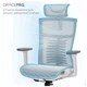 Офісне крісло OfficePro Balance OC620-W-LG-LG (OC620-W-LG-LG) OfficePro OC620-W-LG-LG 1039517 - зображення 3