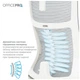 Офісне крісло OfficePro Balance OC620-W-LG-LG (OC620-W-LG-LG) OfficePro OC620-W-LG-LG 1039517 - зображення 4