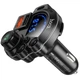 АЗУ FM модулятор Hoco DFM01 Legend 20W+QC3.0 (2USB-A/1C) Black - изображение 5