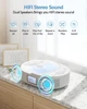 Портативний бумбокс-CD-програвач та Bluetooth-колонка 2-в-1 FELEMAN BP221, FM-радіо AUX USB акумуляторний білий 15 Вт - зображення 7