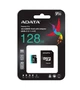 Карта памяти microSDXC (UHS-1 U3) A-DATA Premier Pro 128Gb Class 10 V30S A2 (R-100Mb/s W85Mb/s) (adapter SD) - изображение 3