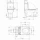 Унитаз-компакт Qtap Presto Quadro безободковый с сиденьем Soft-close QT24221215AW - изображение 2