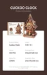 Механічний 3D-пазл Rokr Cuckoo Clock 435 деталей (LC901C) - зображення 10