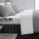 Vera Wang двуспальное пододеяльник и две наволочки из 100% хлопка пике, плотность 200 ТС, Queen size – серый - изображение 3