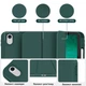 Чохол CoverSoft iPad 11 (10.9) А16, 2024 with Apple Pencil Holder, Green - зображення 2