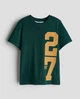 Футболка підліткова H&M (10-12років) 146-152см зелена - зображення 3