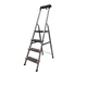 Лестница GTM стременка 4сх. верхняя ступенька-0,86м, ступеньки 13см., анодированный (KMH0104BP) GTM KMH0104BP 1042927 - изображение 1