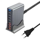 Зарядний пристрій XoKo 2xUSB-C PD3.1 140W + 2xUSB-C PD100W + 1xUSB-C PD65W + 3xUSB QC30W GaN (QC-600) XoKo QC-600 1042871 - зображення 3
