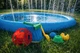 Дитячий водний килимок з фонтаном 90 см (Splash Pad) надувний басейн для дітей, підключення до шланга - зображення 4