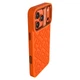 Чехол противоударный Kajsa Briquette Collection для iPhone 17 Pro с MagSafe Orange Plus B-Ring с микрофиброй внутри - изображение 3