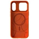 Чехол противоударный Kajsa Briquette Collection для iPhone 17 Pro с MagSafe Orange Plus B-Ring с микрофиброй внутри - изображение 10