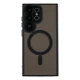 Чохол TPU+PC Magnetic Matte для Samsung Galaxy S25 5G захист камери чорний з MagSafe - зображення 1