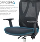 Крісло комп'ютерне офісне ергономічне OfficePro Aero Black (OC490B) - зображення 13